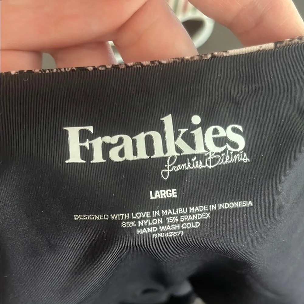 Frankie's Bikinis Snake Print Bikini Bottom